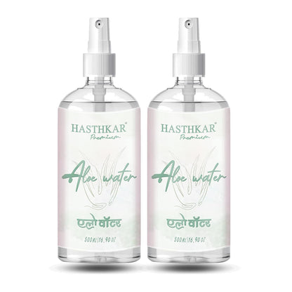 Hasthkar Premium Skin & Hair Toner Aloe Water- 500ml - BuyPureNaturals