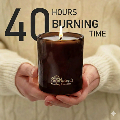 Soy Wax Healing Candles- 200ml Jar (Pack of 3 – Coffee, Ylang Ylang, Cedar and Sandalwood)