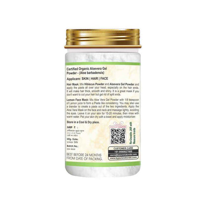 byPureNaturals 100% Organic Aloevera Gel Powder- 30 Gm