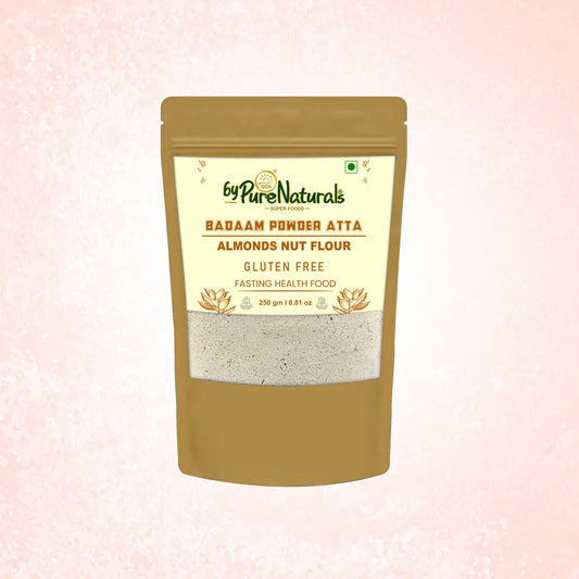 byPureNaturals Gluten Free Badaam Powder Atta (Almonds Flour)- 250 Gm - BuyPureNaturals