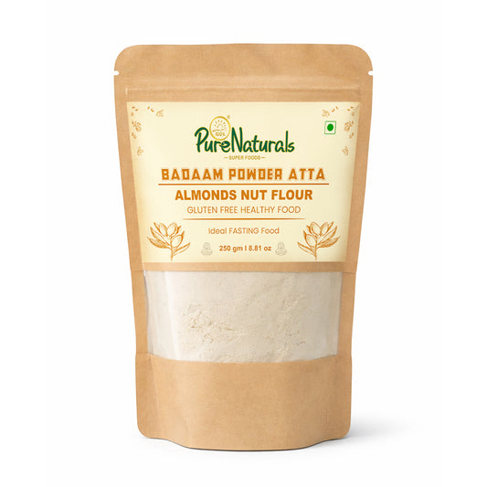 Purenaturals Gluten Free Badaam Atta (Almond Flour) Premium Nut Flour – 250g
