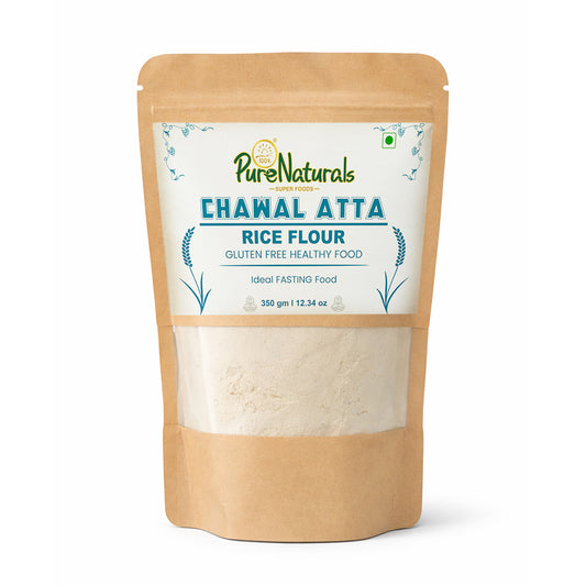 Purenaturals Gluten Free Chawal Atta (Rice Flour) Fine Ground – 350g