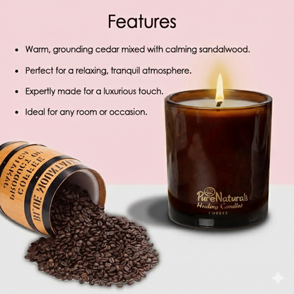 Soy Wax Healing Candles- 200ml Jar (Pack of 3 - Vanilla, Jasmine & Cedarwood)