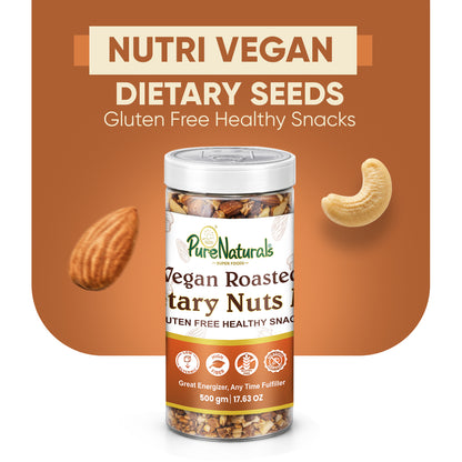 Dietary Nuts Mix - Vegan Roasted, Gluten Free 500 gm