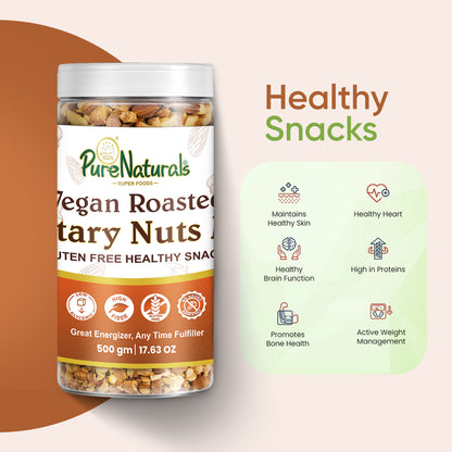 Dietary Nuts Mix - Vegan Roasted, Gluten Free 500 gm