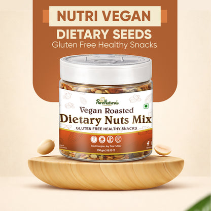 Dietary Nuts Mix - Vegan Roasted, Gluten Free 250 gm