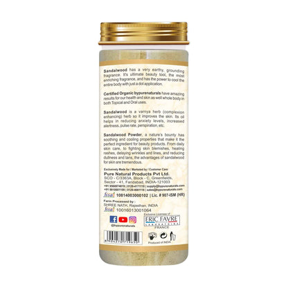 byPureNaturals 100% Organic Sandal Chandan Powder- 100 Gm