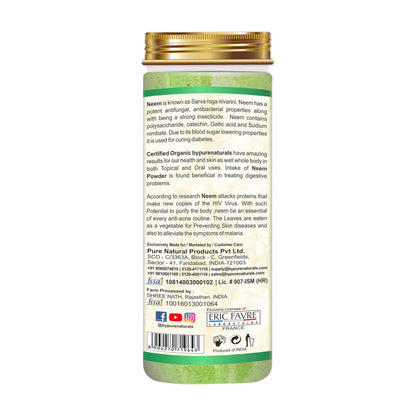 byPureNaturals 100% Organic Neem Powder- 125 Gm