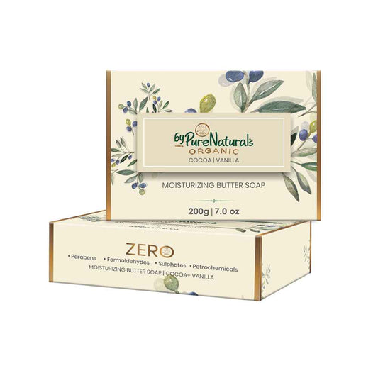 byPureNaturals Organic Shea Butter Cocoa Vanilla Butter Soap- 200gm
