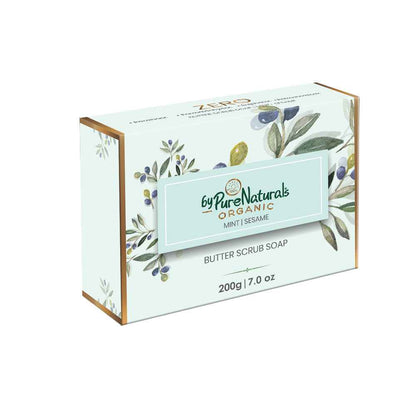 byPureNaturals Organic Shea Butter Mint & Sesame Soap- 200gm