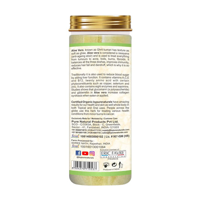 byPureNaturals 100% Organic Aloevera Powder- 100 Gm
