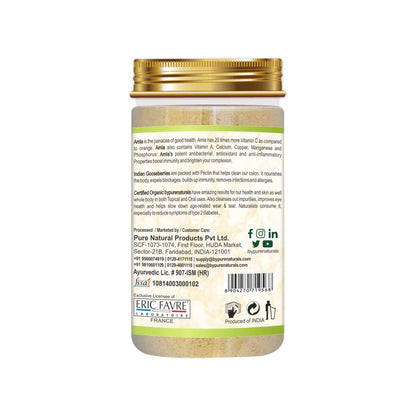 byPureNaturals 100% Organic Amla Powder- 125 Gm