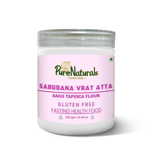PureNaturals Gluten Free Sabudana Vrat Atta (Sago Tapioca Flour)- 350 Gm