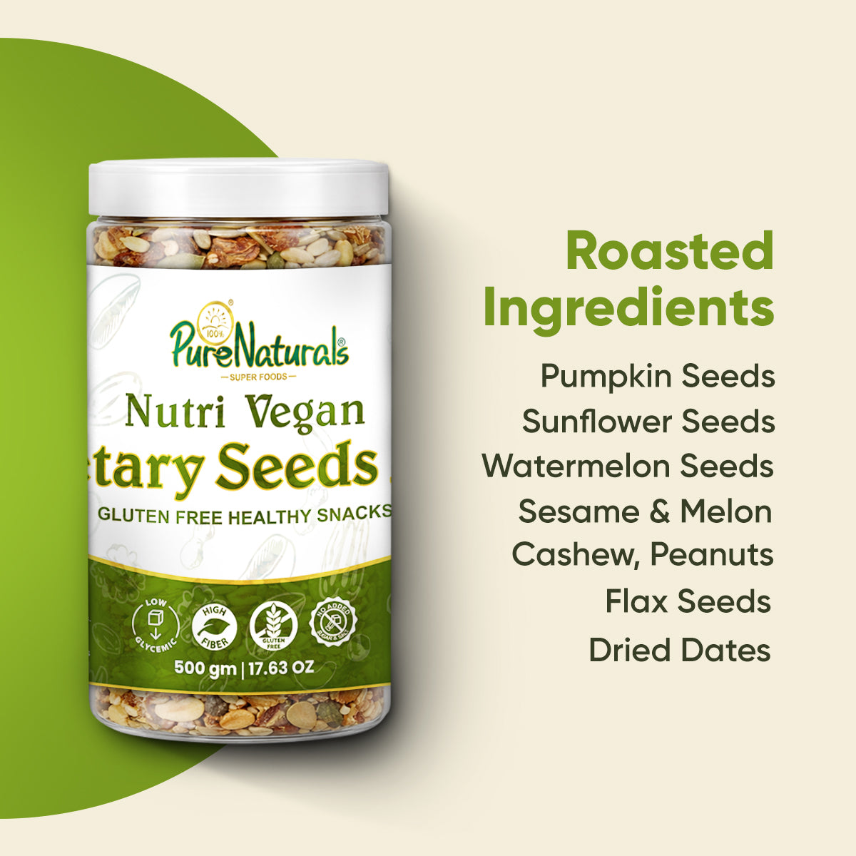 Nutri Vegan Gluten Free Dietary Seed Mix- 500 Gm