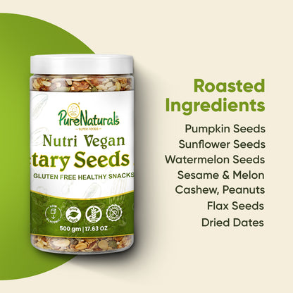 Nutri Vegan Gluten Free Dietary Seed Mix- 500 Gm