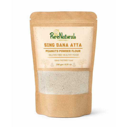 Purenaturals Gluten Free Sing Dana Atta (Peanut Flour) Protein Rich – 250g