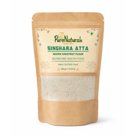 Purenaturals Gluten Free Singhara Atta (Water Chestnut Flour) for Vrat – 350g