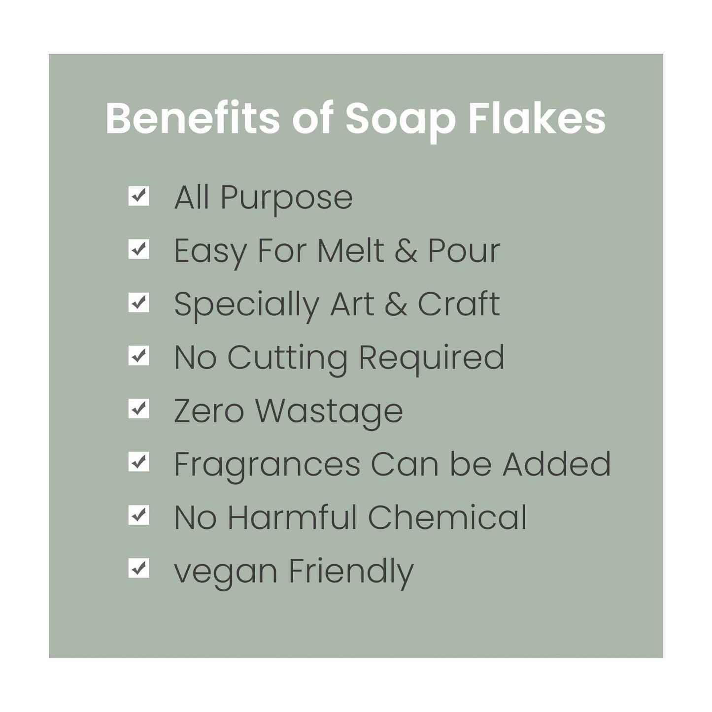 Hasthkar Clear Glycerine Soap Base Flakes- 450gm (Pack of 2)