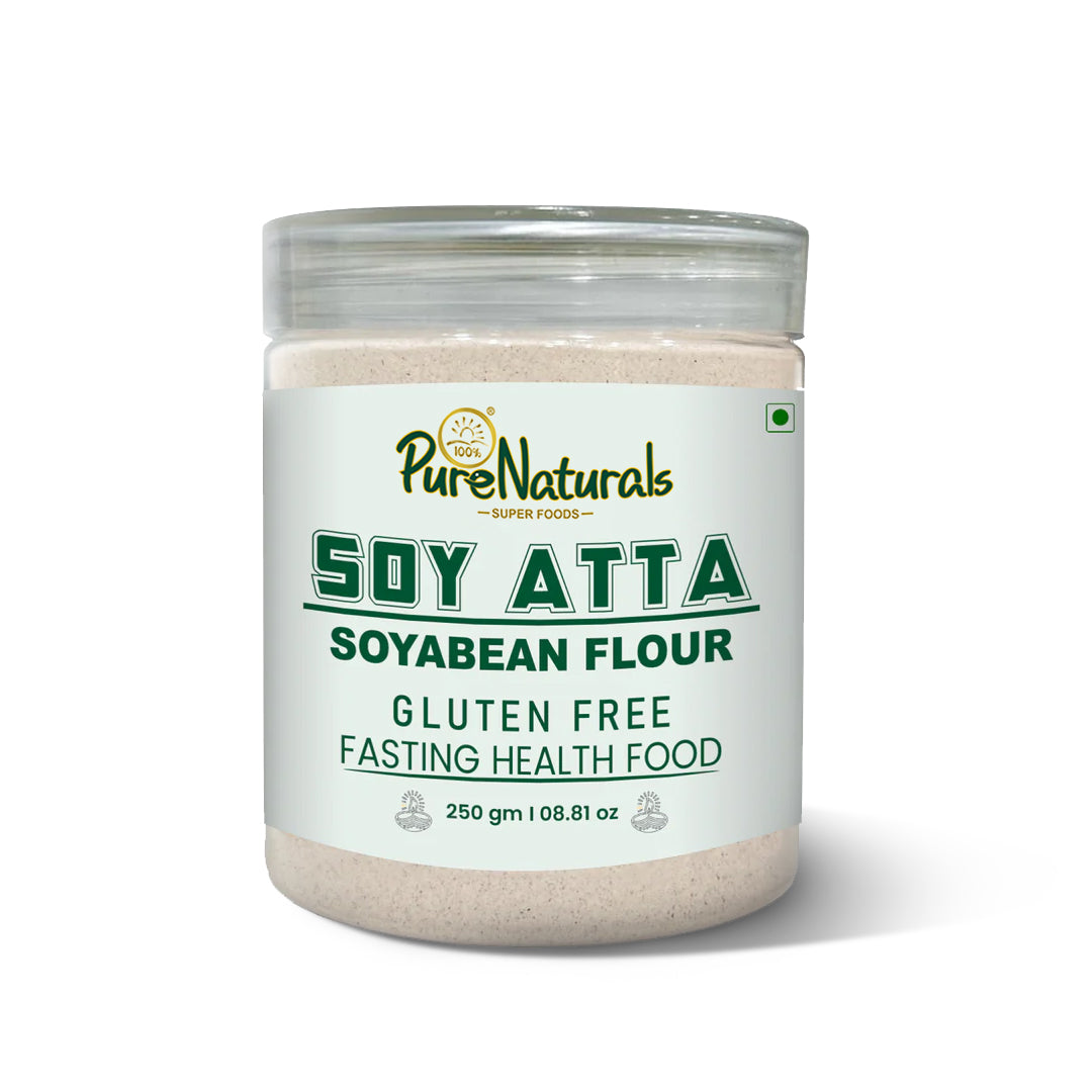 PureNaturals Gluten Free Soy Atta (Soybean Flour)- 250 Gm