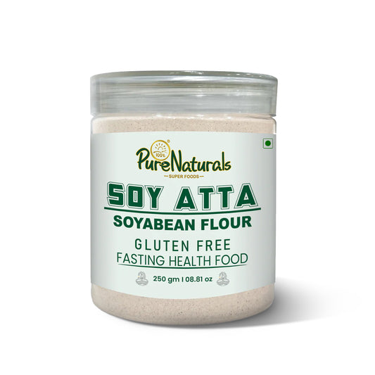 PureNaturals Gluten Free Soy Atta (Soybean Flour)- 250 Gm