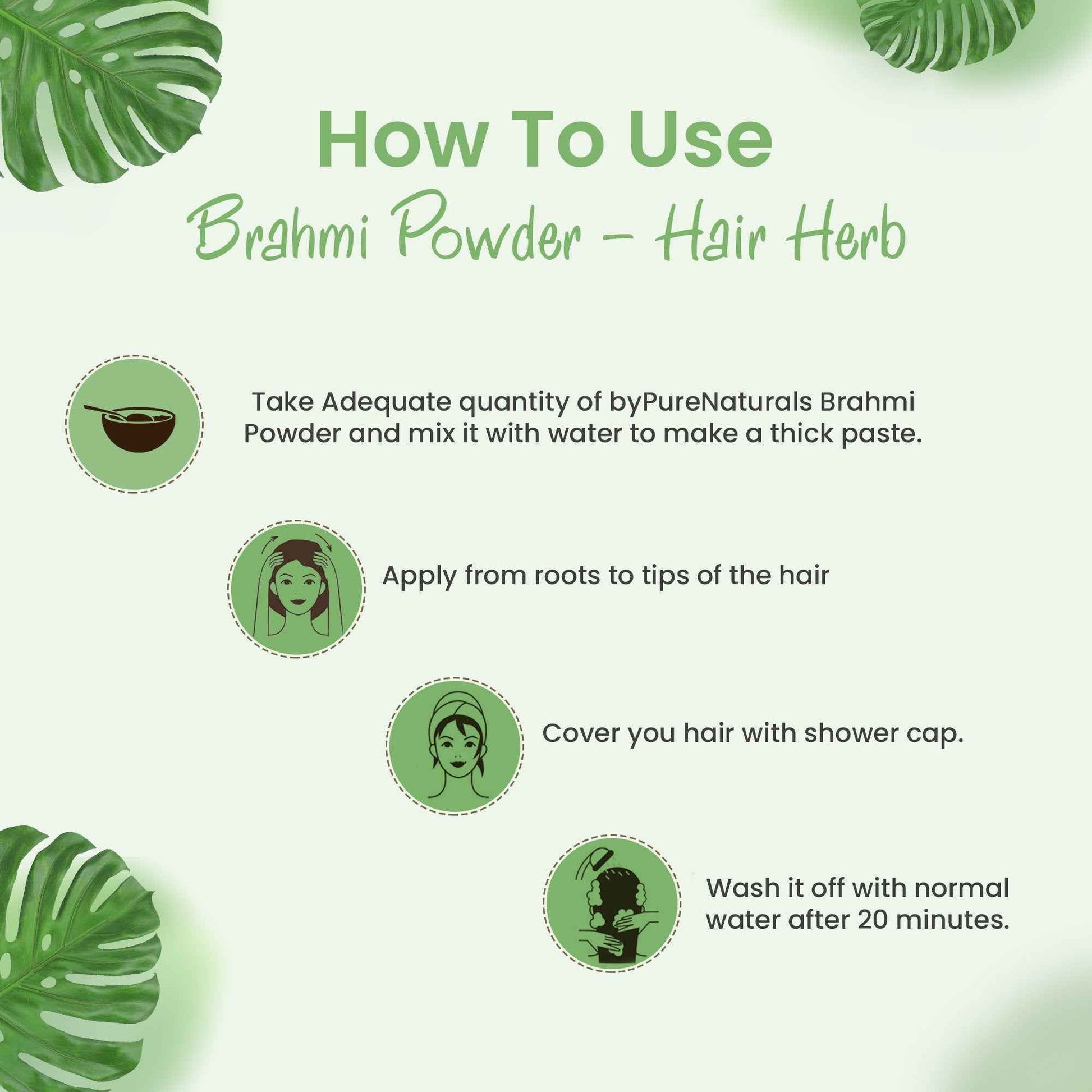 byPureNaturals 100% Organic Brahmi Powder- 100 Gm