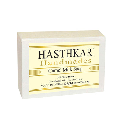 Hasthkar Handmade Glycerine Camel Milk Soap- 125gm - BuyPureNaturals