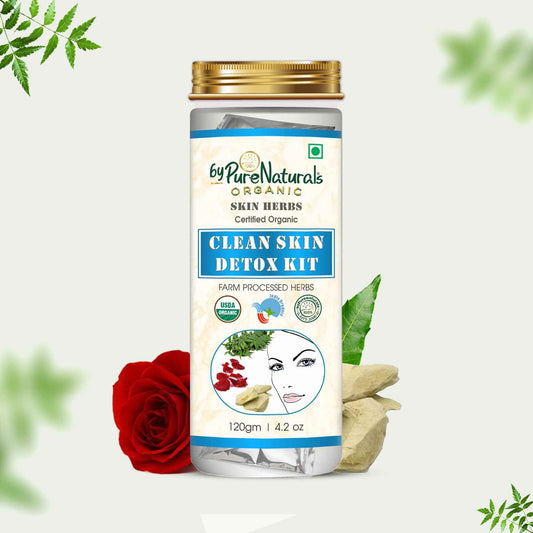 byPureNaturals 100% Organic Skin Detox Kit- 120 Gm