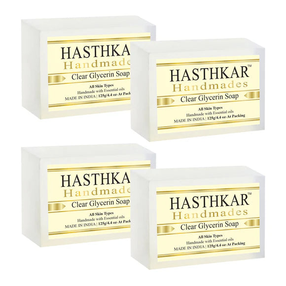 Hasthkar Handmade Clear Glycerine Soap- 125gm