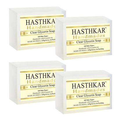 Hasthkar Handmade Clear Glycerine Soap- 125gm