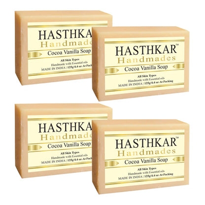 Hasthkar Handmade Glycerine Cocoa Vanila Soap- 125gm