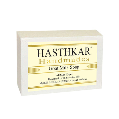 Hasthkar Handmade Glycerine Goat Milk Soap- 125gm - BuyPureNaturals