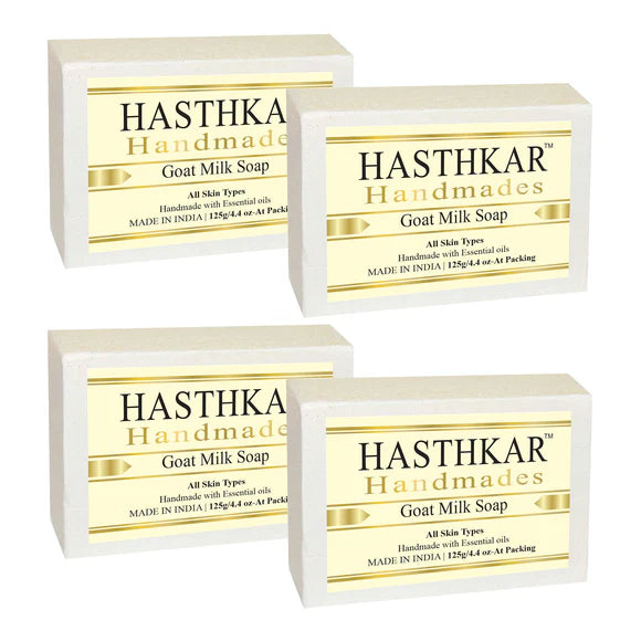 Hasthkar Handmade Glycerine Goat Milk Soap- 125gm