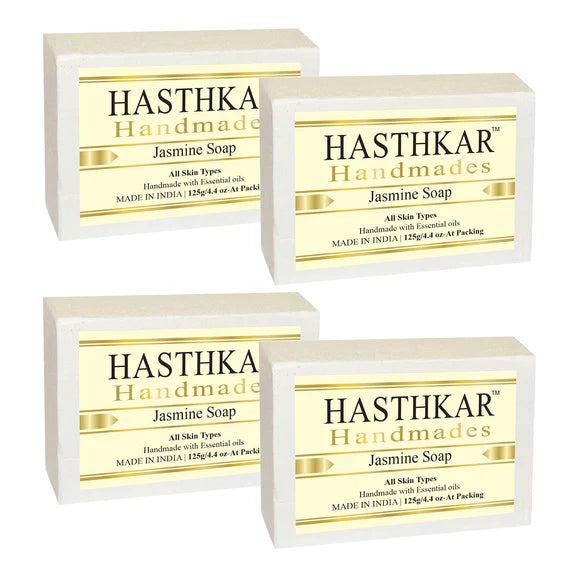 Hasthkar Handmade Glycerine Jasmine Soap- 125gm