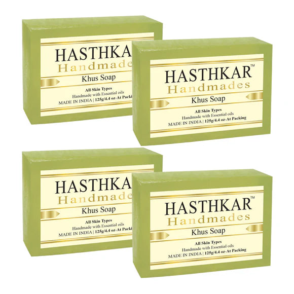 Hasthkar Handmade Glycerine Khus Soap- 125gm