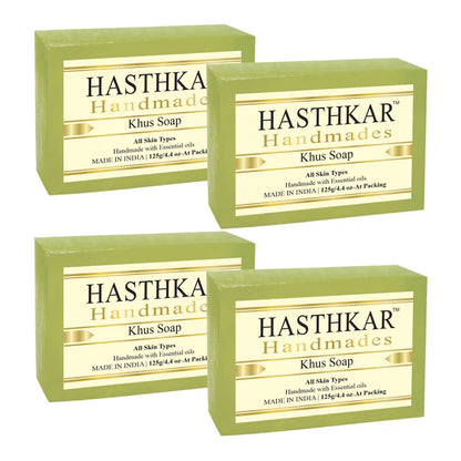 Hasthkar Handmade Glycerine Khus Soap- 125gm