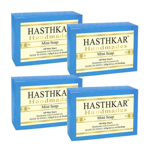 Hasthkar Handmade Glycerine Mint Soap- 125gm