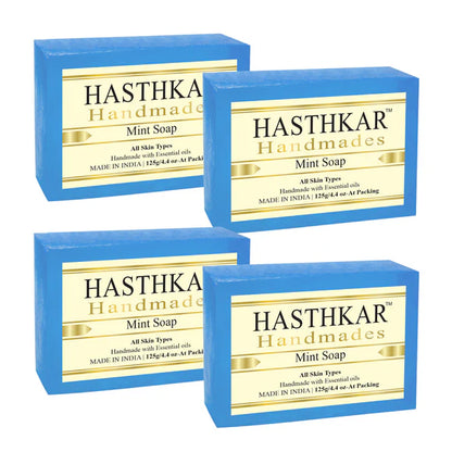 Hasthkar Handmade Glycerine Mint Soap- 125gm