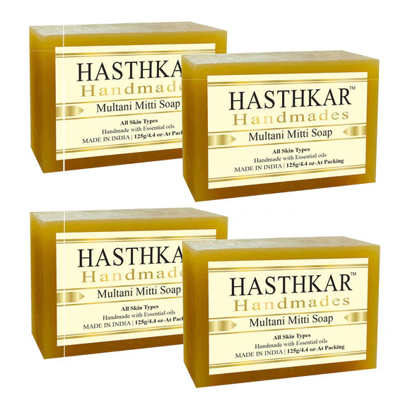 Hasthkar Handmade Glycerine Multani Mitti Soap- 125gm
