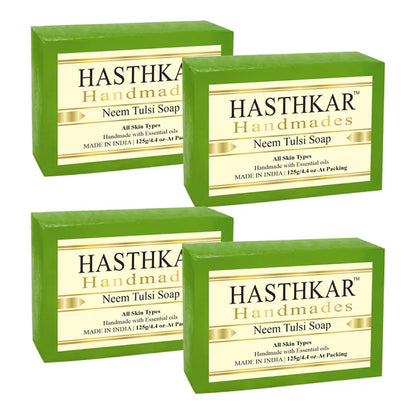 Hasthkar Handmade Glycerine Neem Tulsi Soap- 125gm