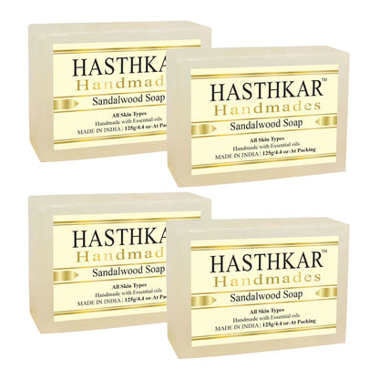 Hasthkar Handmade Glycerine Sandalwood Soap- 125gm