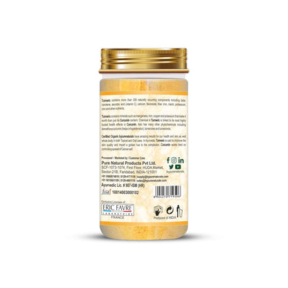 byPureNaturals 100% Organic Turmeric Powder (Daru Haridra)- 125 Gm